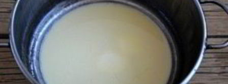 торт из заварного теста с фруктами. Шаг 2