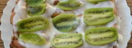 торт из заварного теста с фруктами. Шаг 8