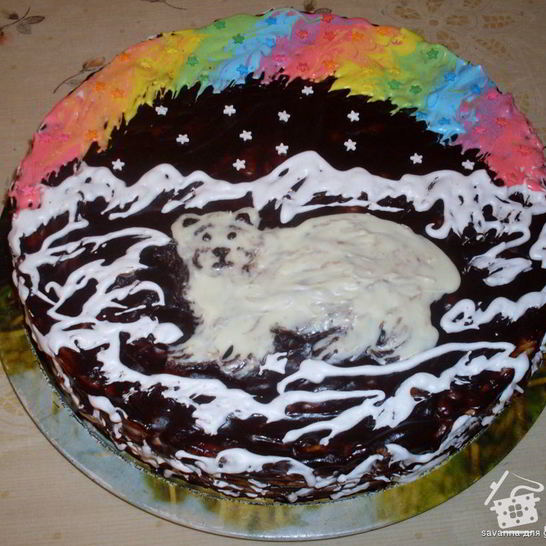 Рецепт торта мишка на севере