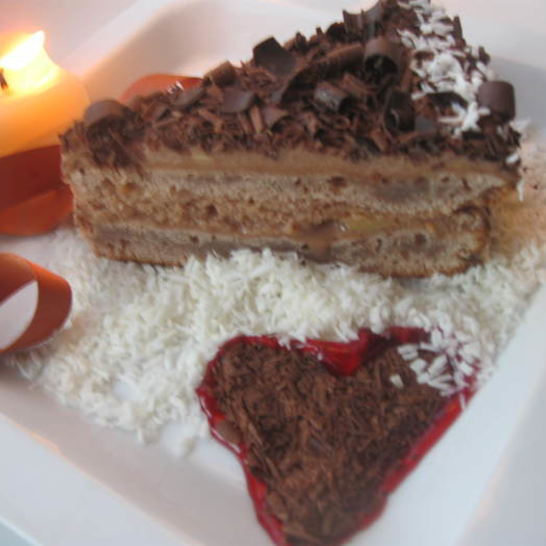 Рецепт торта шоколадное сердце