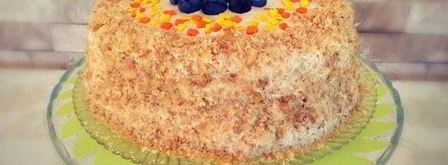 тыквенный торт осень. Шаг 10