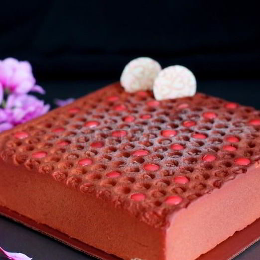 Велюровый торт с облепиховым мармеладом