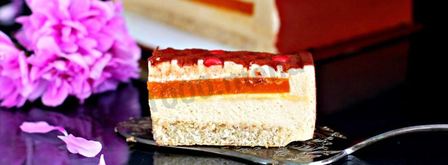 велюровый торт с облепиховым мармеладом. Шаг 15