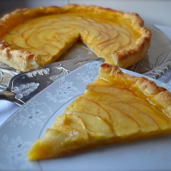 Рецепт яблочно-ванильного торт