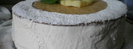 яблочный торт с карамельным баварским муссом. Шаг 25