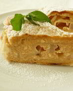 Творожно-грушевый рулет