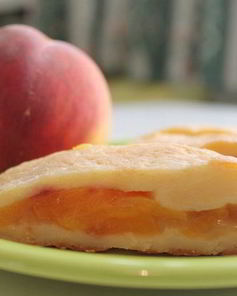 Творожные рулетики с персиком