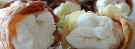 хрустящие вафли с маскарпоне и фруктами. Шаг 8