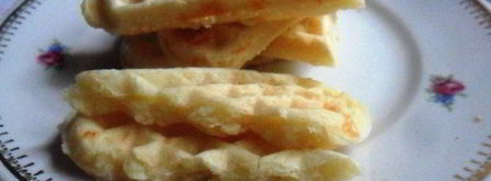 сметанные вафли с сыром. Шаг 9