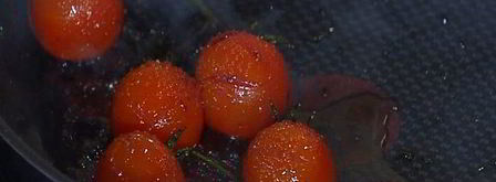 сырные вафли с творогом и карамелизированными помидорами. Шаг 7