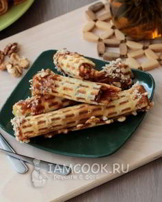 Трубочки со сгущенкой