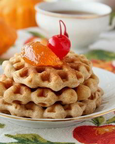 Тыквенные вафли