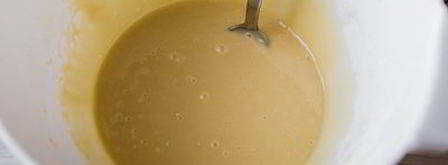 вафельные трубочки с заварным шоколадным кремом. Шаг 11