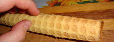 вафельные трубочки. Шаг 8