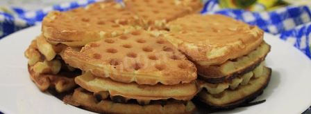 вафли мягкие на газу в вафельнице. Шаг 8