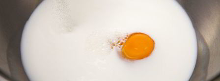 вафли с беконом, творогом и медом. Шаг 2