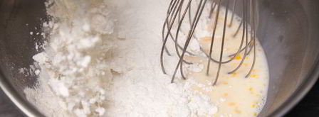 вафли с беконом, творогом и медом. Шаг 4