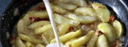 вафли с яблоками и орехами. Шаг 3