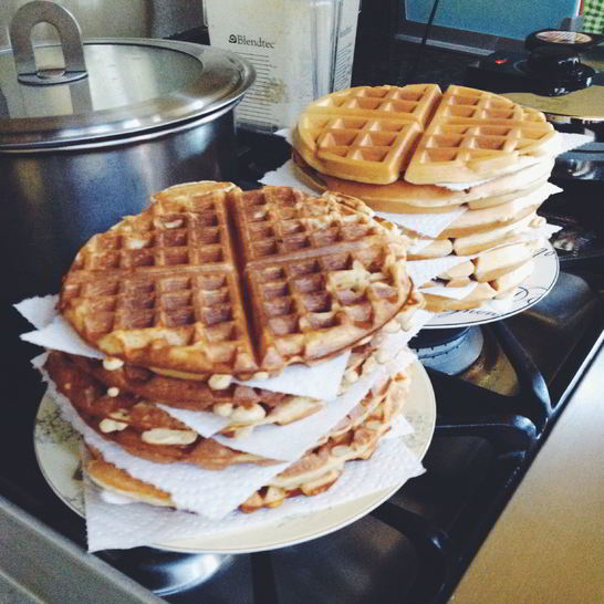 Рецепт вафель в электровафельнице