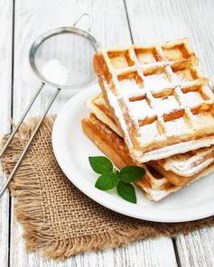 Венские вафли с йогуртом