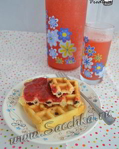 Венские вафли с изюмом