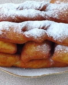 Воздушный хворост на кефире