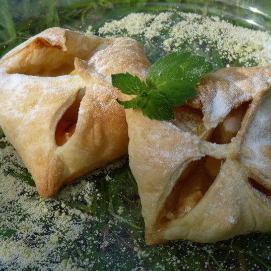 Рецепт яблочных слоек