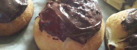 профитроли с разным кремом. Шаг 8