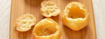 профитроли с семгой и сливочным сыром. Шаг 4