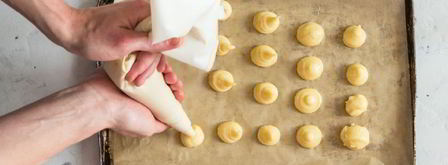 профитроли с заварным кремом. Шаг 5