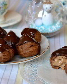 Шоколадные профитроли