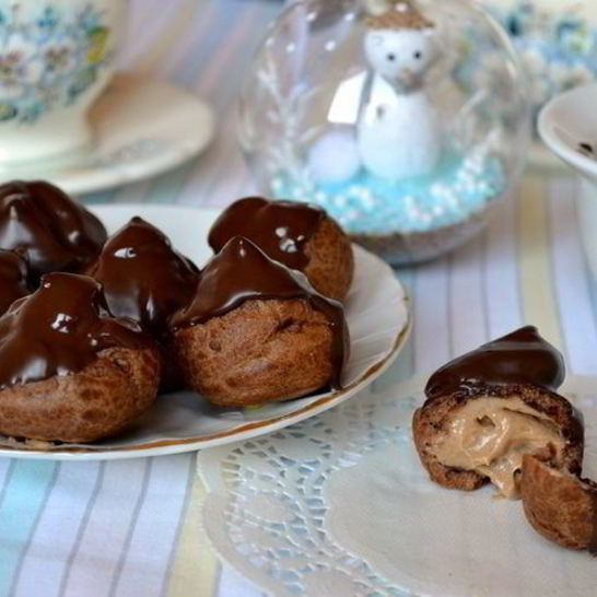 Рецепт шоколадных профитролей