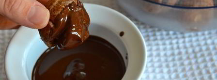 шоколадные профитроли. Шаг 15