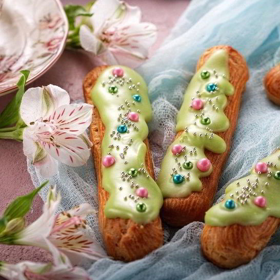 Рецепт эклеров новогодних