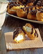 Эклеры с белковым кремом