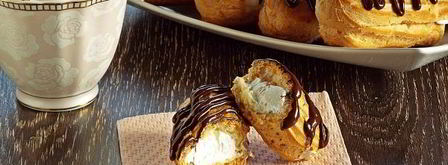 эклеры с белковым кремом. Шаг 22