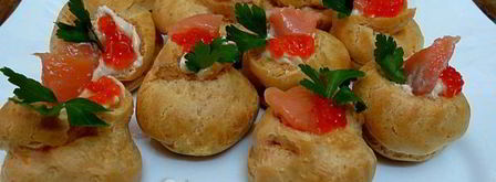 закусочные профитроли с лососем. Шаг 16