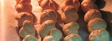 закусочные профитроли с лососем. Шаг 10