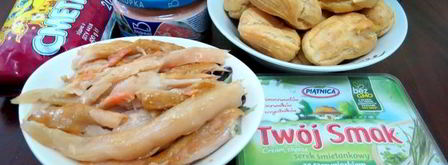 закусочные профитроли с лососем. Шаг 11