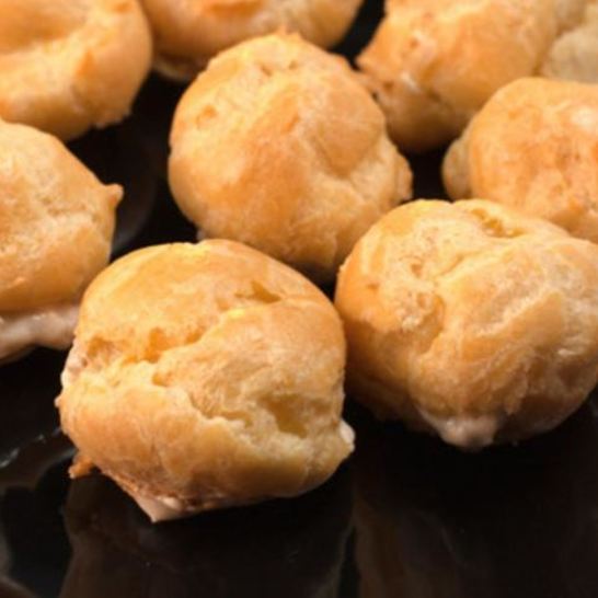 Рецепт заварных профитролей с творожным кремом