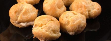 заварные профитроли с творожным кремом. Шаг 3