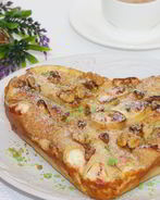 Блинная запеканка с творогом