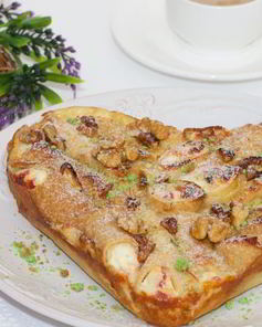 Блинная запеканка с творогом