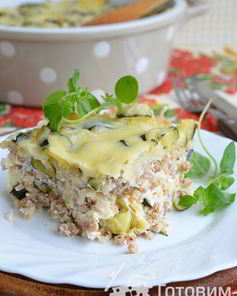 Гречневая запеканка с кабачком