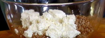 гречневая запеканка с творогом и курагой. Шаг 4