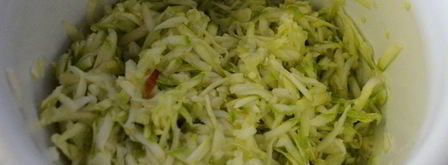 кабачковая запеканка с творогом. Шаг 2