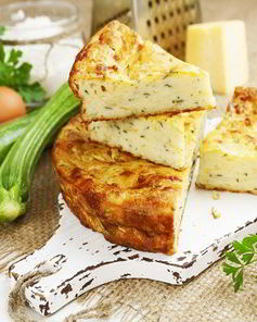 Кабачковая запеканка в мультиварке