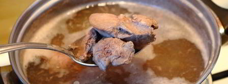 картофельная запеканка с куриной печенью. Шаг 4