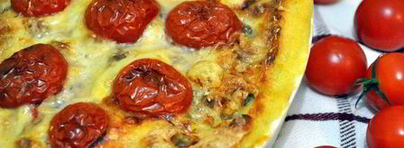 картофельная запеканка с мясом, сыром и помидорами черри. Шаг 4