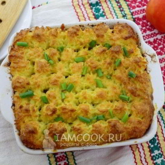 Рецепт картофельной запеканки с мясом